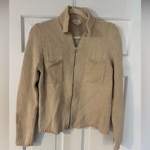 J. Crew Cream Knit Sweater